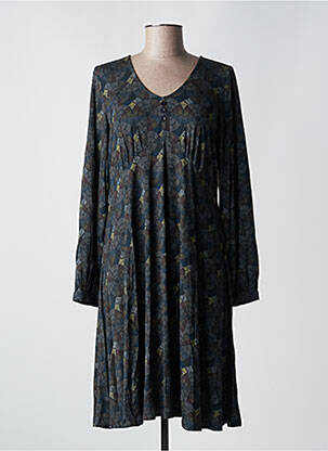 Rochie midi mâneci lungi mâneci lungi albastru AGATHE & LOUISE femeie