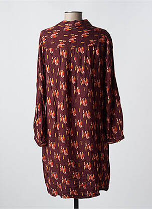 Rochie midi mâneci lungi mâneci lungi maro AGATHE & LOUISE femeie