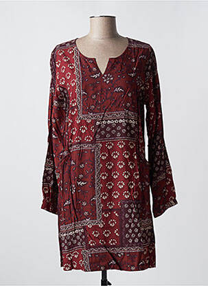 Rochie scurtă mâneci lungi mâneci lungi maro AGATHE & LOUISE femeie