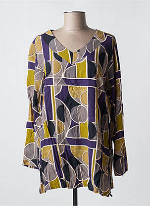 Tunică mâneci lungi violet AGATHE & LOUISE femeie