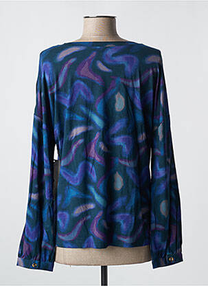 Tricou mâneci lungi mâneci lungi albastru AGATHE & LOUISE femeie