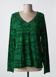 Pulover croială cambrată mâneci lungi verde AGATHE & LOUISE femme