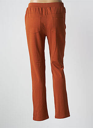 Pantalon slim talie elastică mărime normală portocalie AGATHE & LOUISE femeie