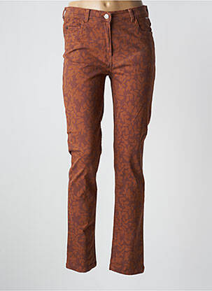 Blugi cu croială slim portocaliu AGATHE & LOUISE femeie