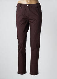 Pantalon slim elasticitate talie înaltă maro AGATHE & LOUISE femme