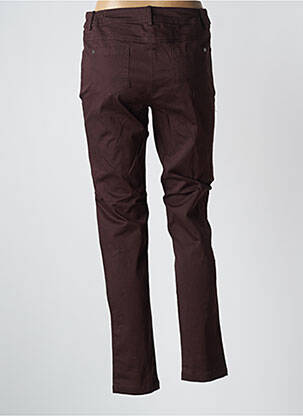 Pantalon slim talie înaltă talie înaltă maro AGATHE & LOUISE femeie