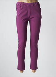 Pantalon 7/8 elasticitate mărime normală violet AGATHE & LOUISE femeie