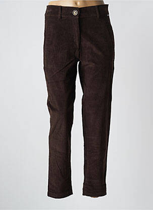 Pantalon slim talie înaltă talie înaltă maro AGATHE & LOUISE femeie