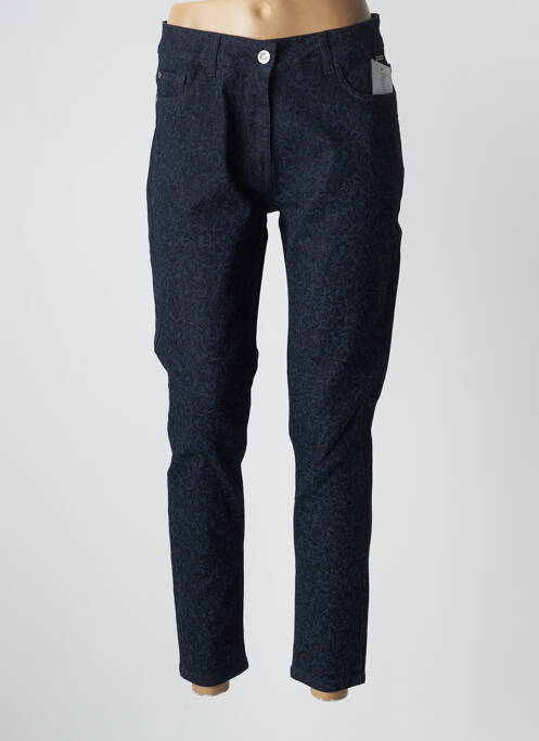 Blugi cu croială slim albastru AGATHE & LOUISE femeie