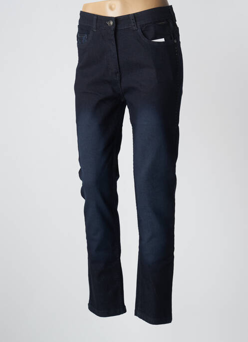 Blugi cu croială slim albastru AGATHE & LOUISE femeie