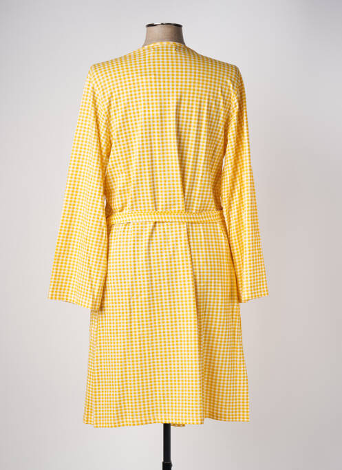 Halat de casă închidere cu legături de legat galben CHRISTIAN CANE femme