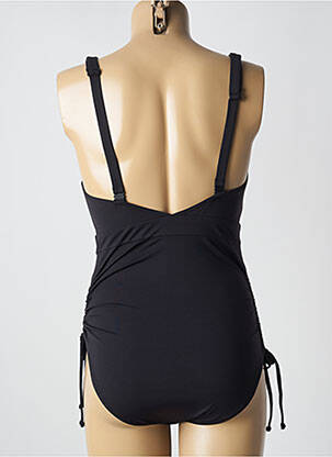 Costum de baie dintr-o singură piesă efect material satinat top sutien modelat negru PRIMADONNA femeie
