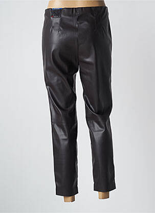 Pantalon 7/8 talie înaltă talie înaltă negru TONI femeie