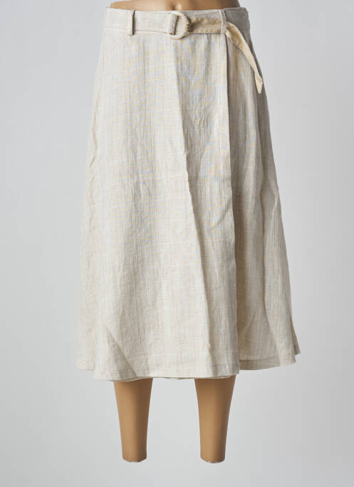 Fustă midi bej MARIA BELLENTANI femeie