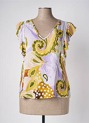 Top violet MARIA BELLENTANI femeie