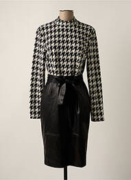 Rochie midi mâneci lungi mâneci lungi negru FRANK LYMAN femeie