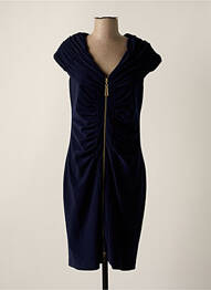 Rochie midi mâneci scurte mâneci scurte albastru FRANK LYMAN femme
