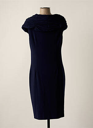 Rochie midi mâneci scurte mâneci scurte albastru FRANK LYMAN femeie