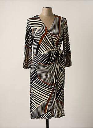 Rochie midi mâneci lungi mâneci lungi negru FRANK LYMAN femeie