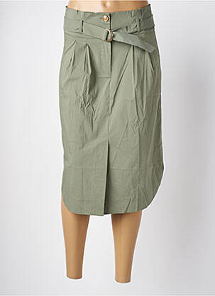 Fustă midi verde EVA KAYAN femeie