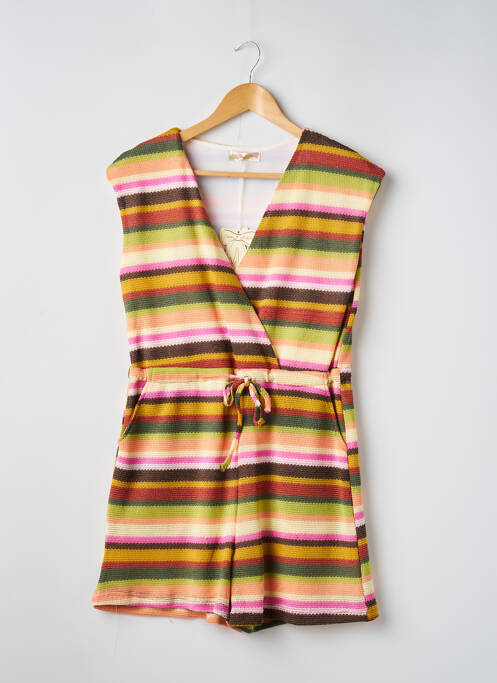 Salopetă scurtă maro EMMA & ASHLEY femeie