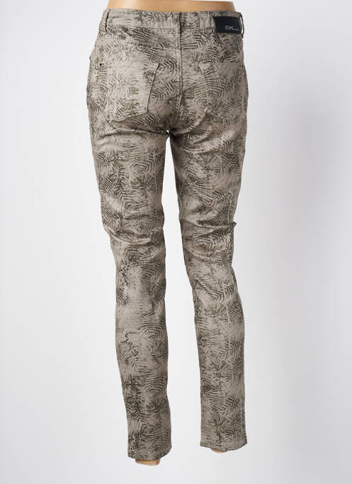 Pantalon slim verde EVA KAYAN femeie