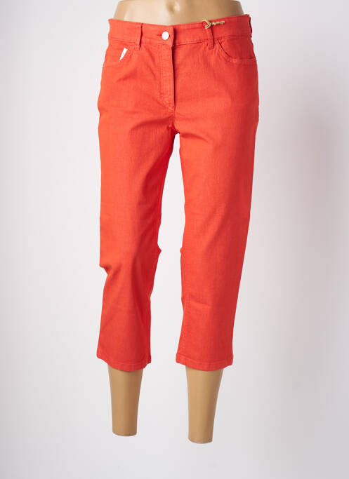 Pantalon trei sferturi portocaliu ZERRES femeie