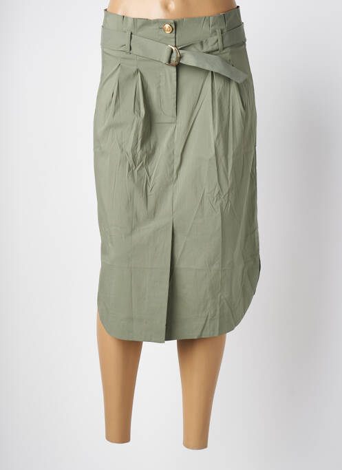 Fustă midi verde EVA KAYAN femeie