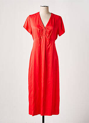 Rochie lungă roșu ANGE femeie