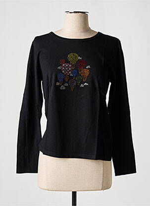 Pulover negru SOIE POUR SOI femeie