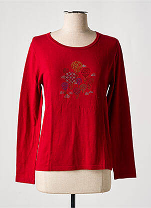 Pulover roșu SOIE POUR SOI femeie