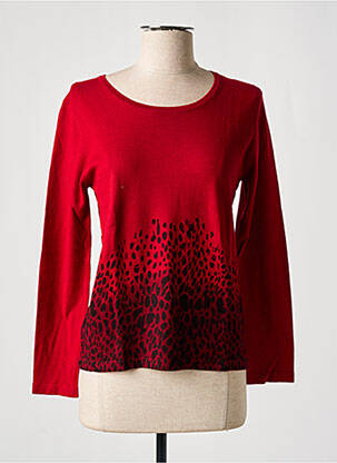 Pulover roșu SOIE POUR SOI femeie