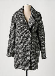 Palton lung croială dreaptă fără glugă negru GERARD DAREL femme