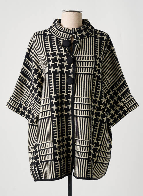 Vestă cu mâneci scurte negru MARINA V femeie