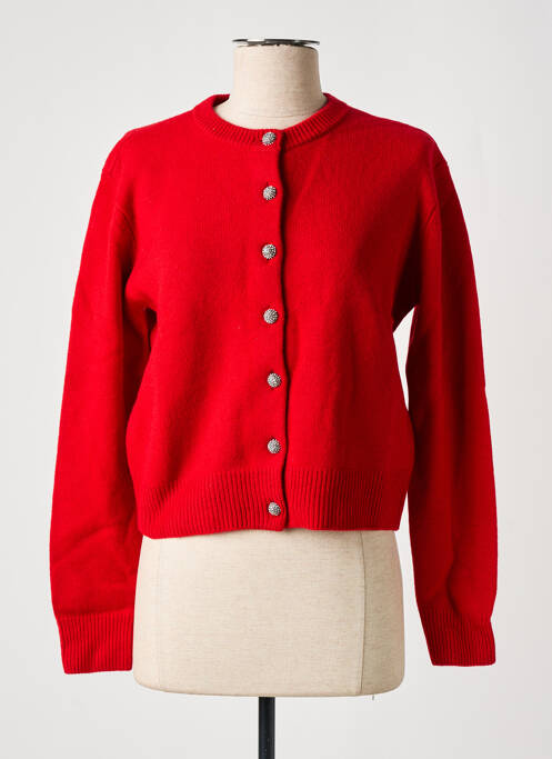 Vestă cu mâneci lungi roșu IDANO femeie