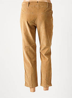 Pantalon 7/8 talie cu cleme mărime normală maro MARELLA femeie