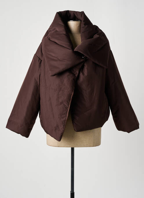 Geacă matlasată maro M PARIS femeie