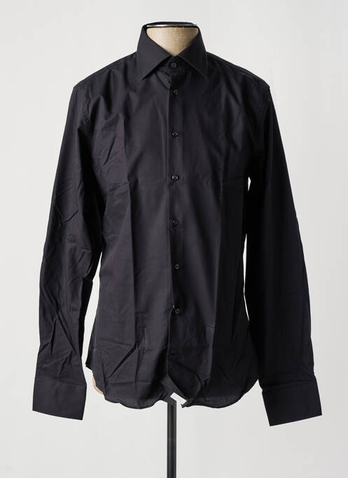 Cămașă cu mâneci lungi negru SEIDEN STICKER bărbat