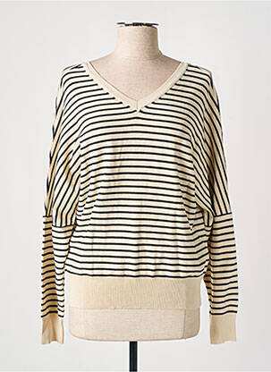 Pulover bej M PARIS femeie