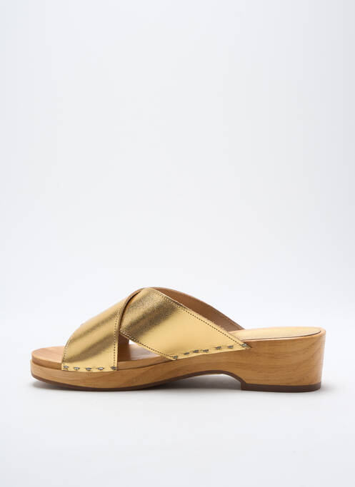 Mulete/Saboți auriu LES SPARTIATES PHOCEENNES femeie