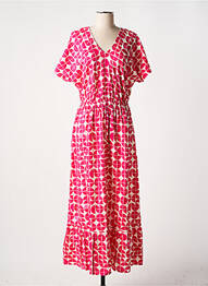 Rochie lungă roz ICHI femme