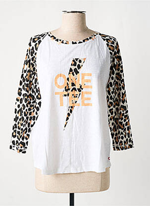 Top alb ONE TEE femeie