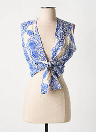 Top albastru DIXIE femme