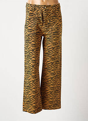 Blugi cu croială dreaptă maro WILD femeie