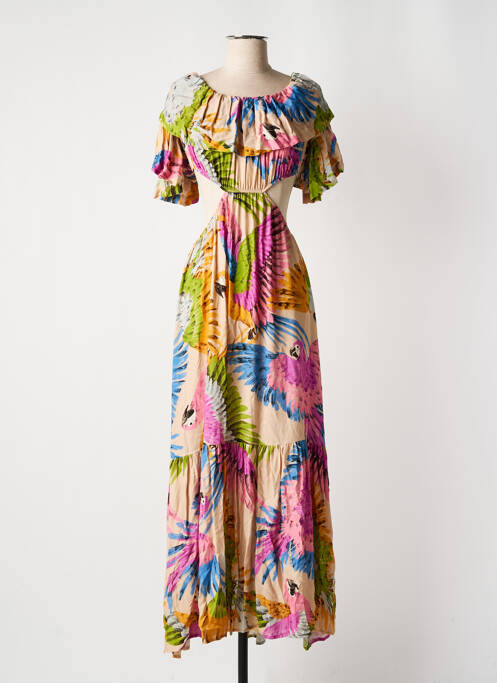 Rochie lungă roz DIXIE femeie