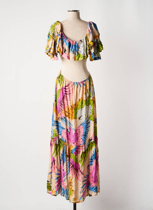 Rochie lungă roz DIXIE femeie