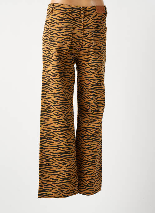 Blugi cu croială dreaptă maro WILD femeie