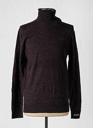 Pulover cu guler înalt maro PEPE JEANS bărbat