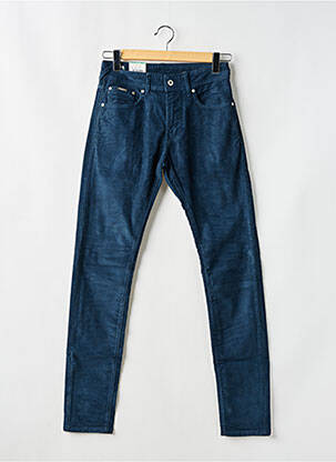 Pantalon slim închidere cu fermoar sub clapetă cu nasturi albastru PEPE JEANS bărbat