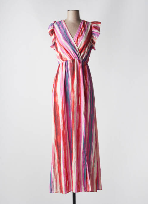 Rochie lungă roz BY ONE femeie